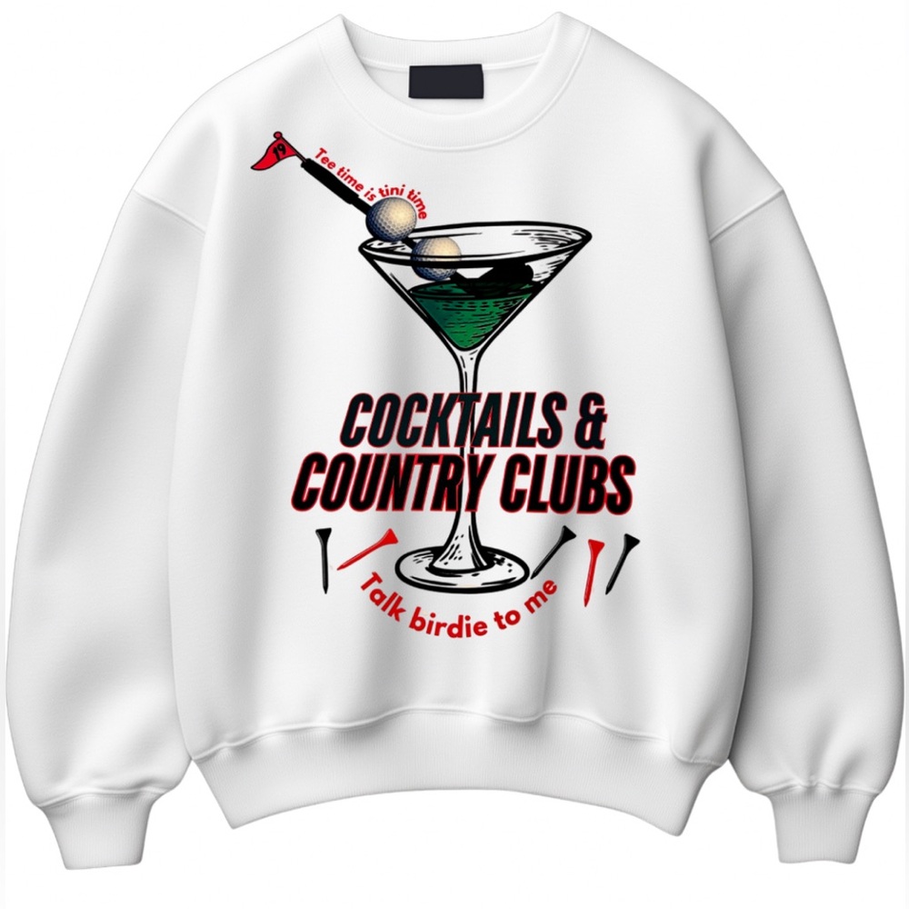 Country Club Social Golf Sweatshirt